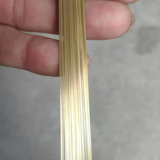 Soft Bright 0.2*200 Brass Tube for Mask
