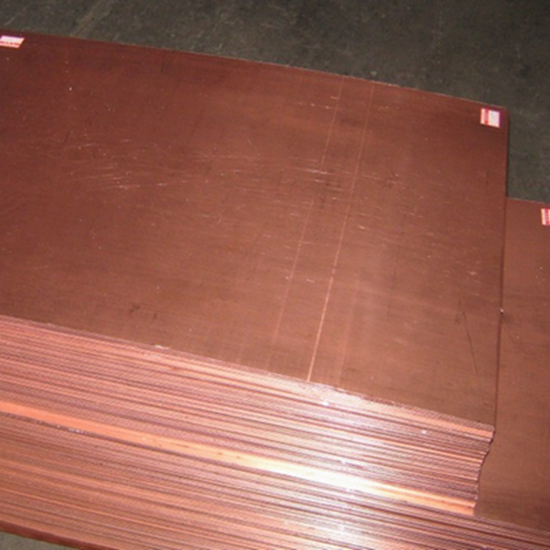 Square Thickness Chart 1/8 Inch Copper Plate